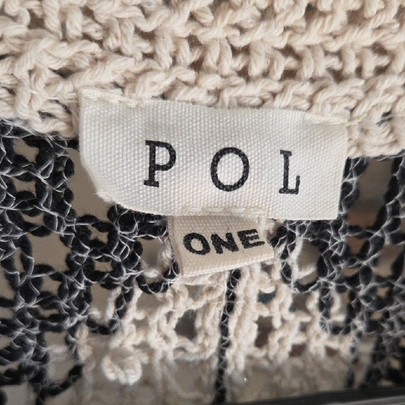 Black and Cream Crochet Cardigan POL - Picture 2 of 6